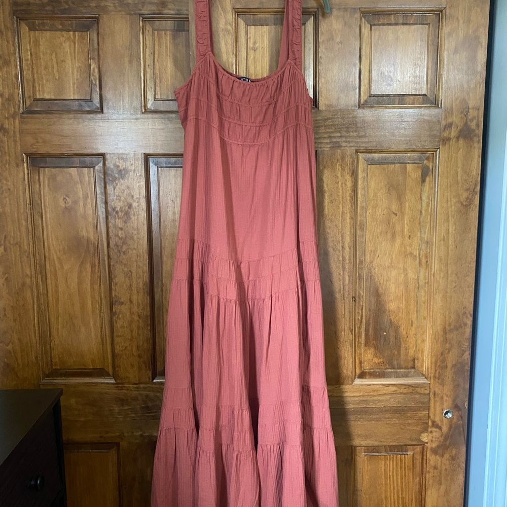 Jcrew Rust Color Maxi Dress